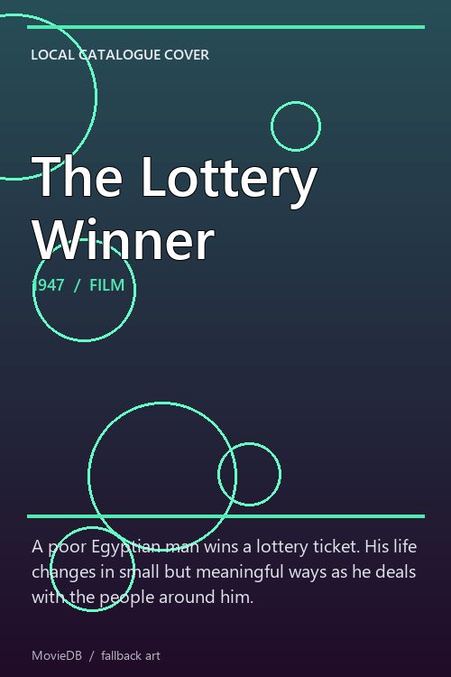 The Lottery Winner poster