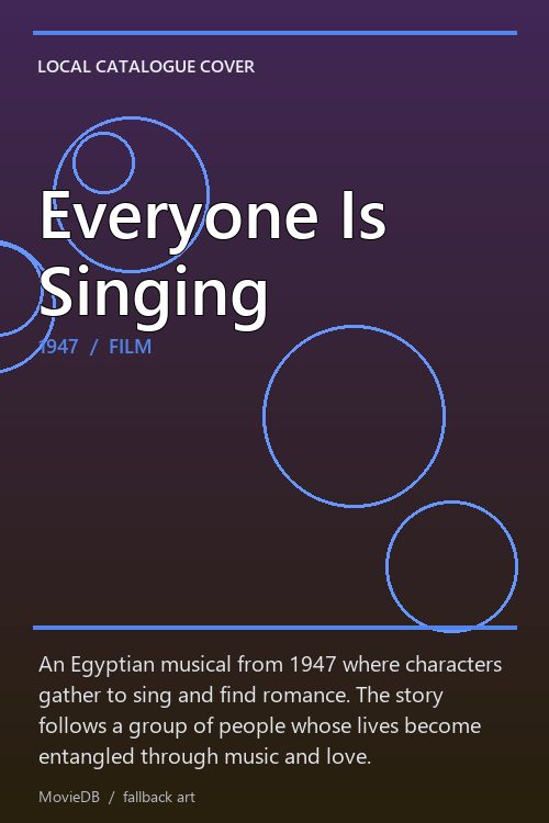 Everyone Is Singing poster