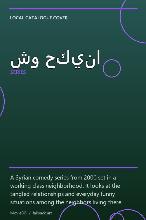 شو حكينا poster