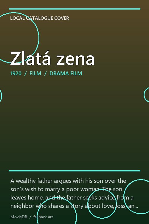 Zlatá zena poster