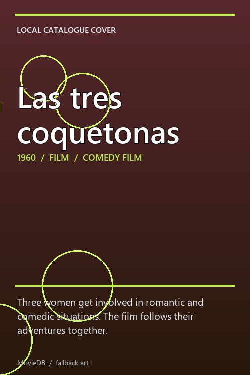 Las tres coquetonas poster