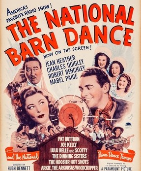 The National Barn Dance poster