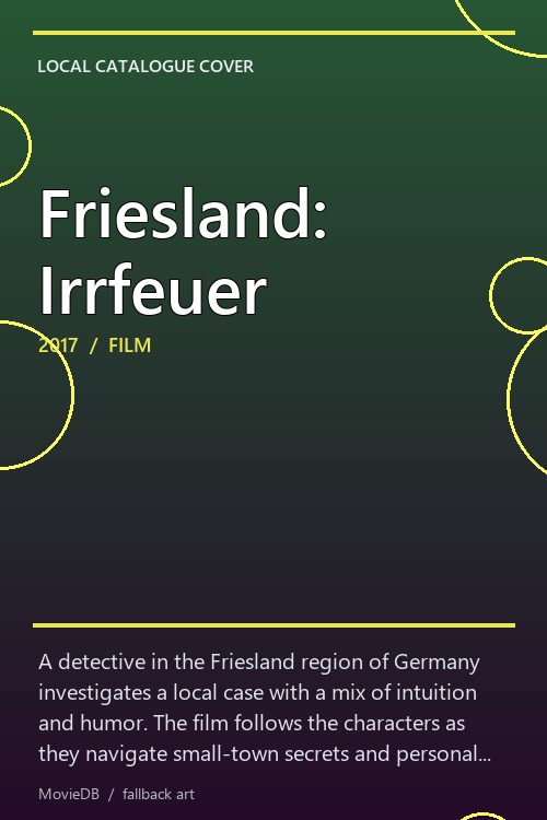 Friesland: Irrfeuer poster