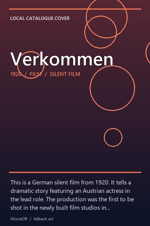 Verkommen poster