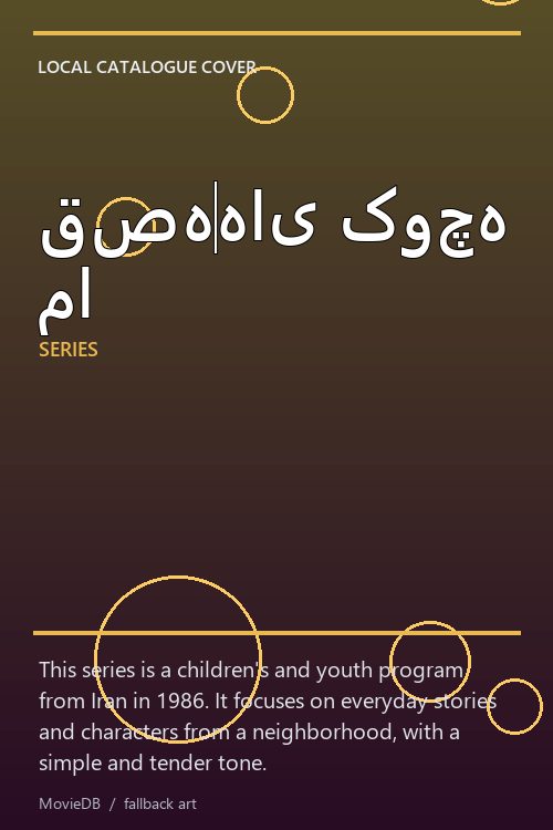 قصههای کوچه ما poster