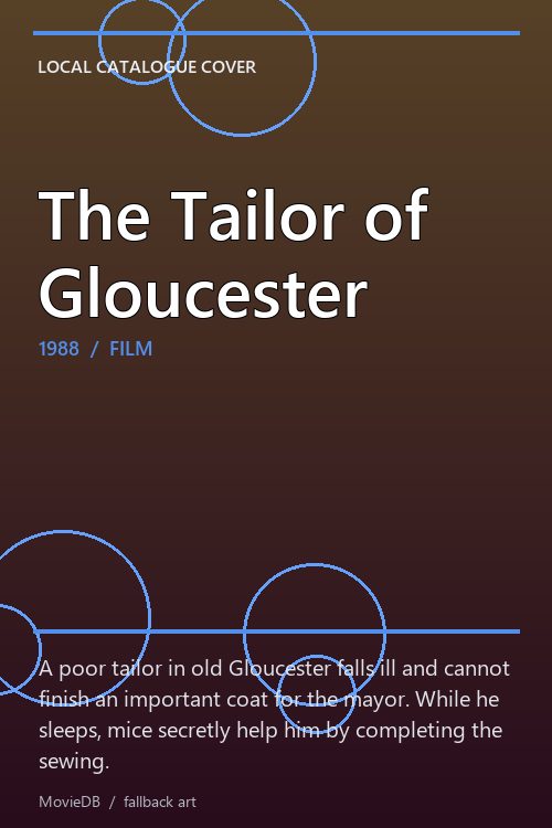 The Tailor of Gloucester poster