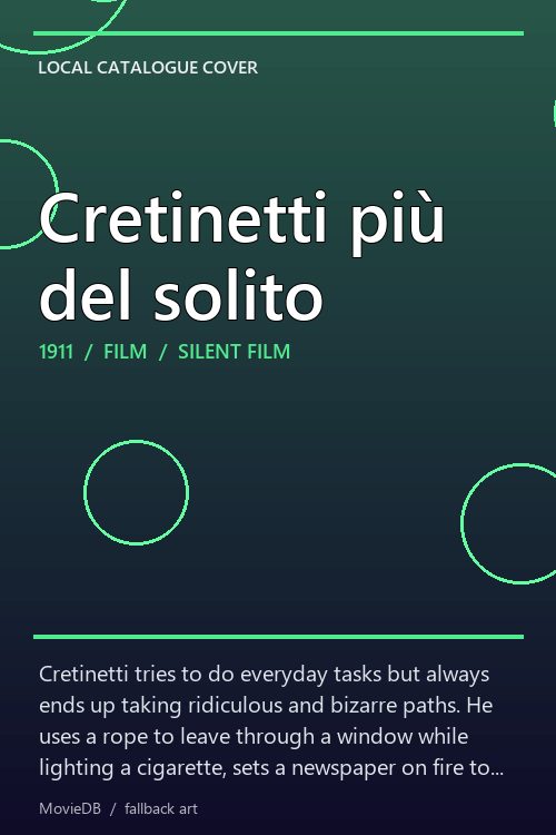 Cretinetti più del solito poster