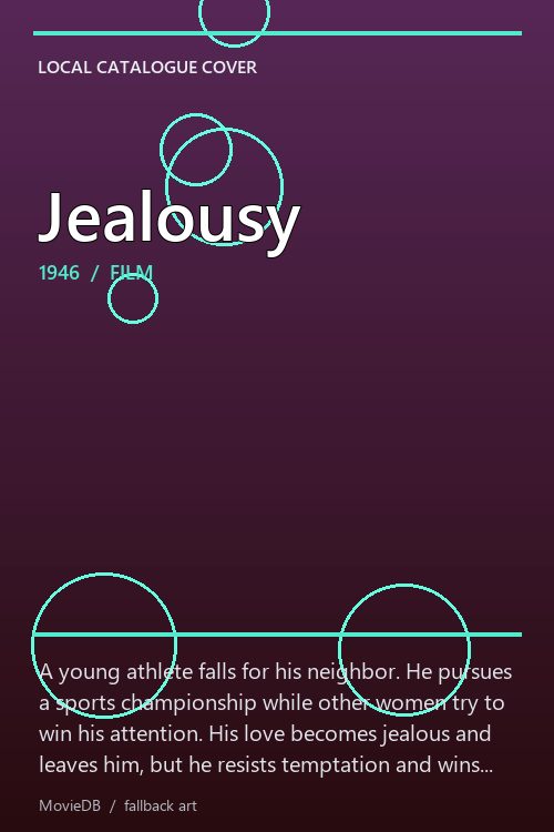Jealousy poster
