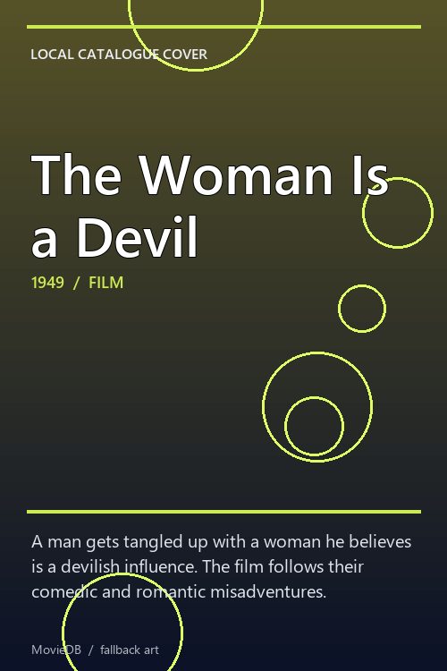 The Woman Is a Devil poster