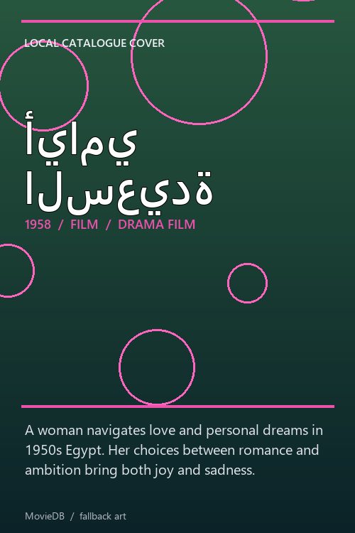 أيامي السعيدة poster