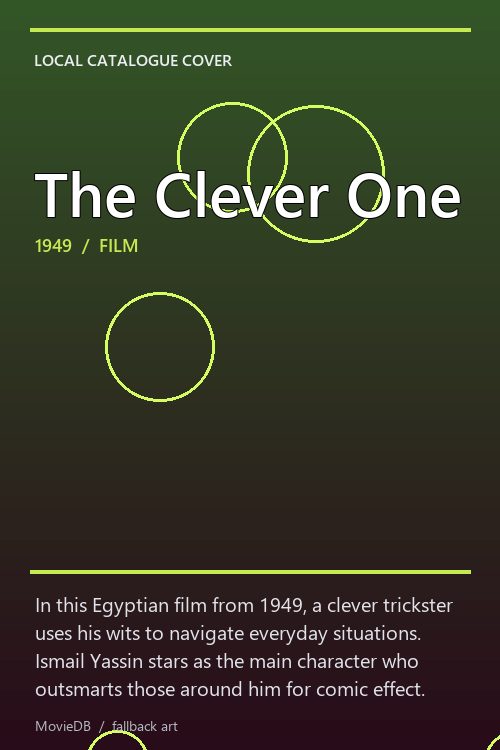 The Clever One poster