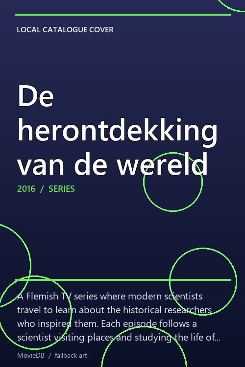 De herontdekking van de wereld poster