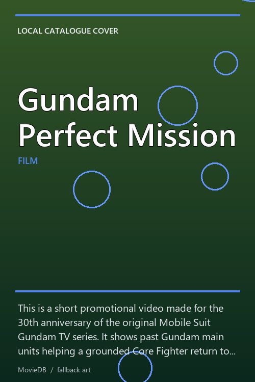 Gundam Perfect Mission poster