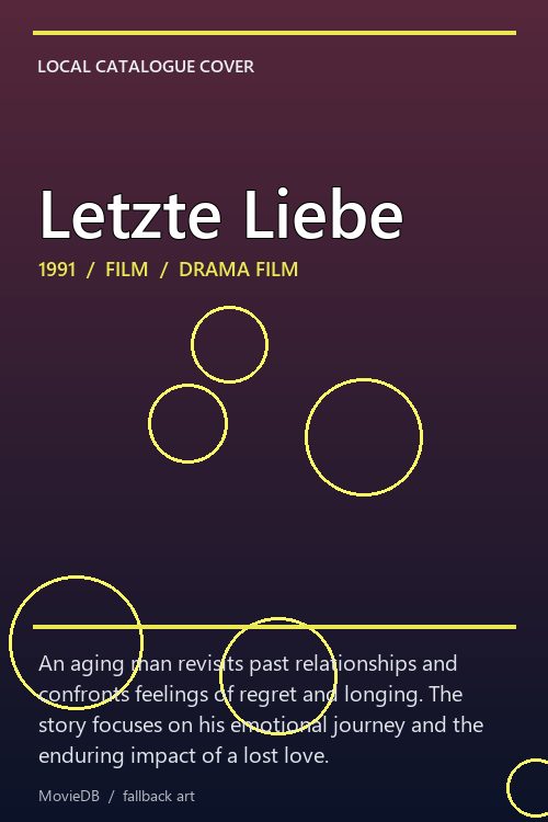 Letzte Liebe poster