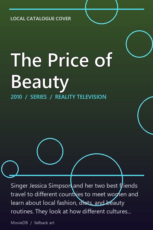 The Price of Beauty poster