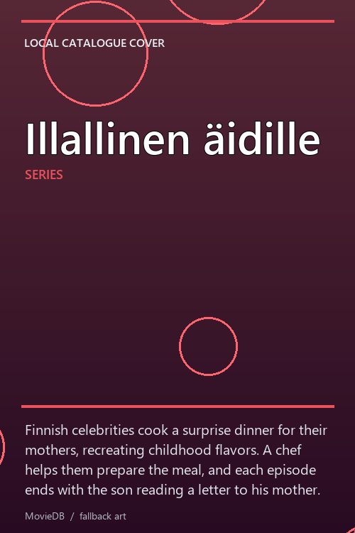 Illallinen äidille poster