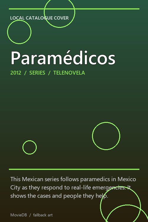 Paramédicos poster