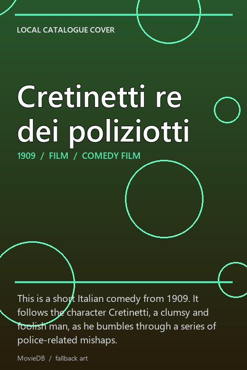 Cretinetti re dei poliziotti poster
