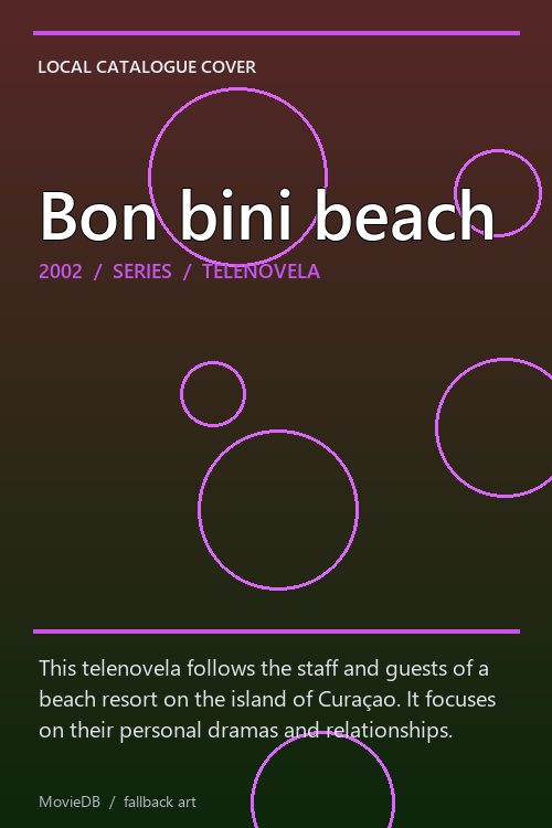 Bon bini beach poster