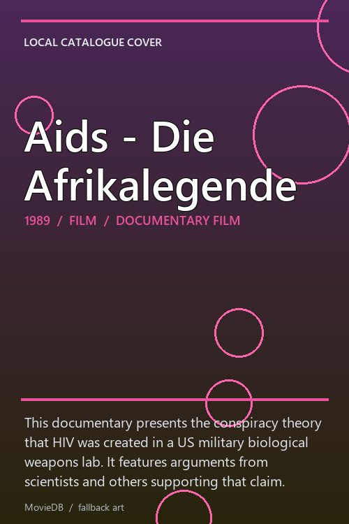 Aids - Die Afrikalegende poster