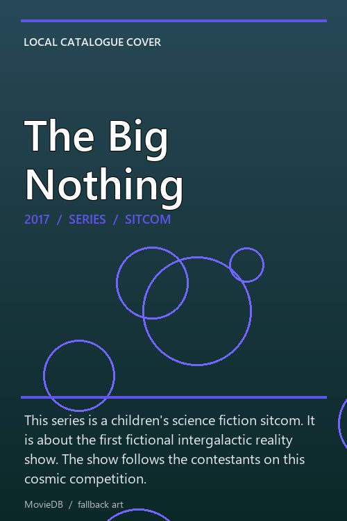 The Big Nothing poster