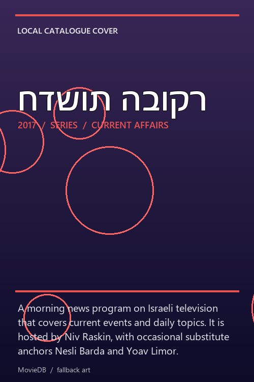 חדשות הבוקר poster
