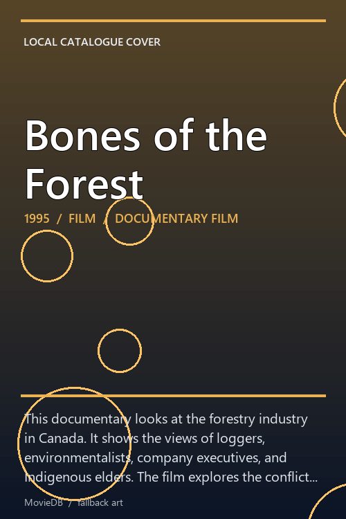 Bones of the Forest poster