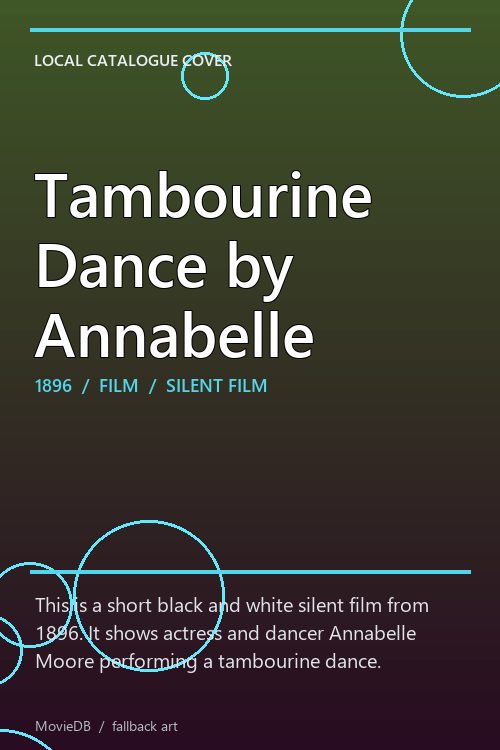 Tambourine Dance by Annabelle poster