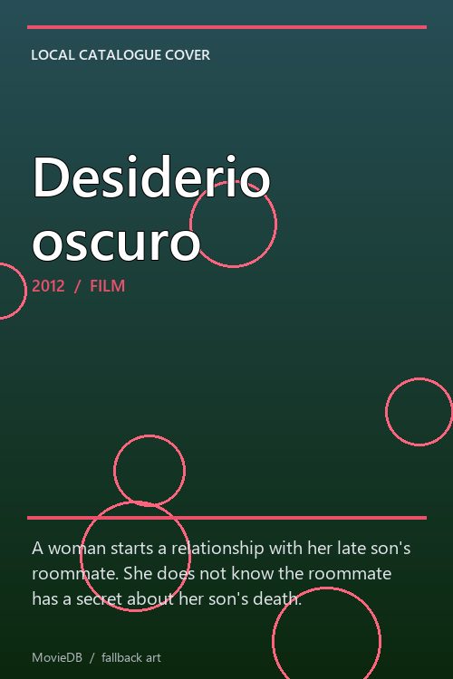 Desiderio oscuro poster