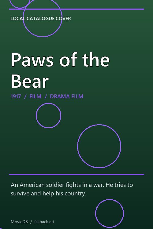 Paws of the Bear poster