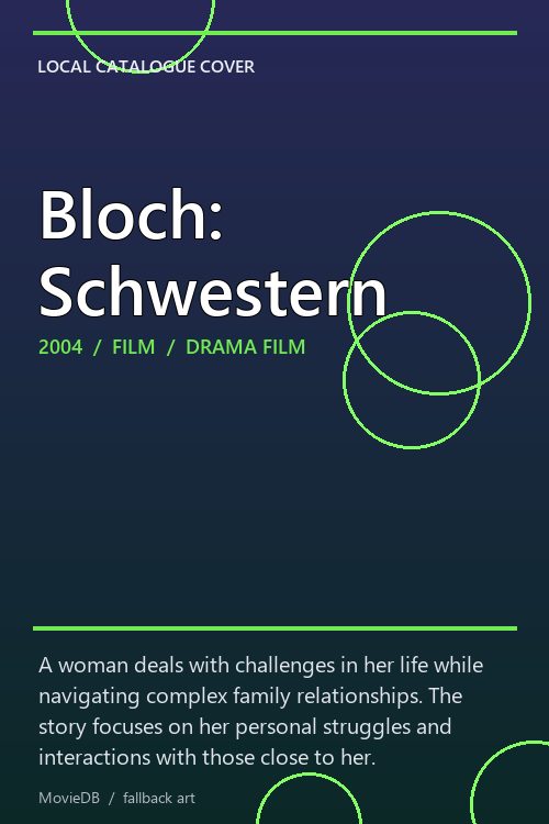 Bloch: Schwestern poster