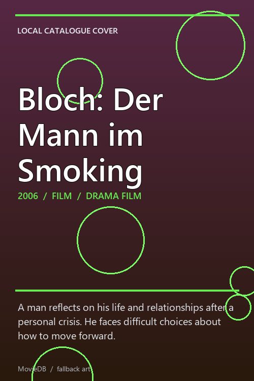 Bloch: Der Mann im Smoking poster