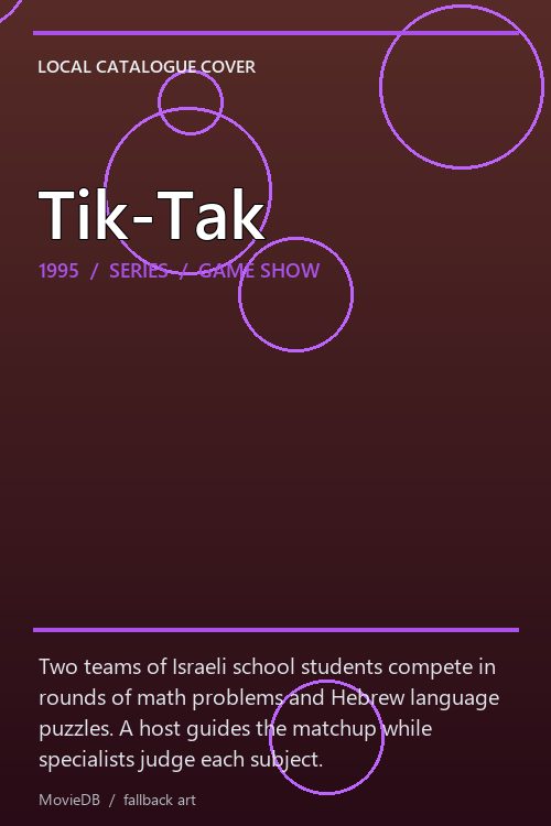 Tik-Tak poster