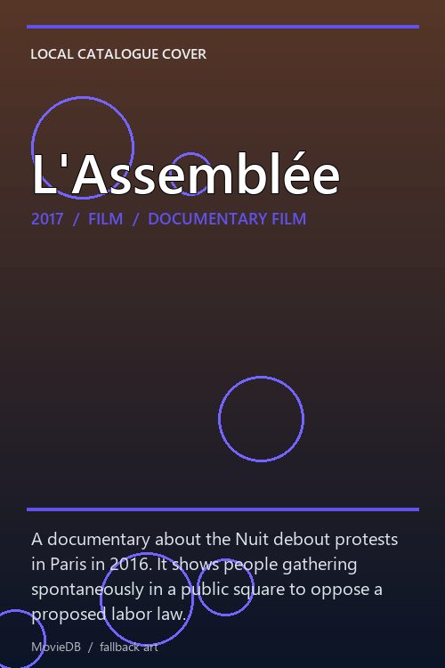 L'Assemblée poster