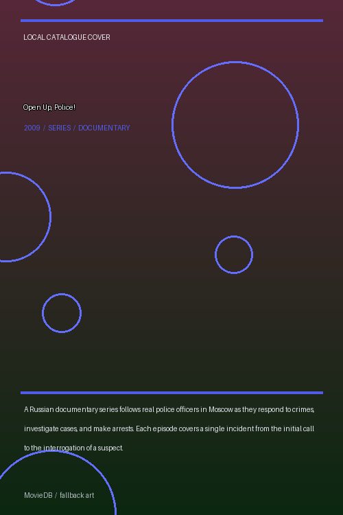 Open Up, Police! poster