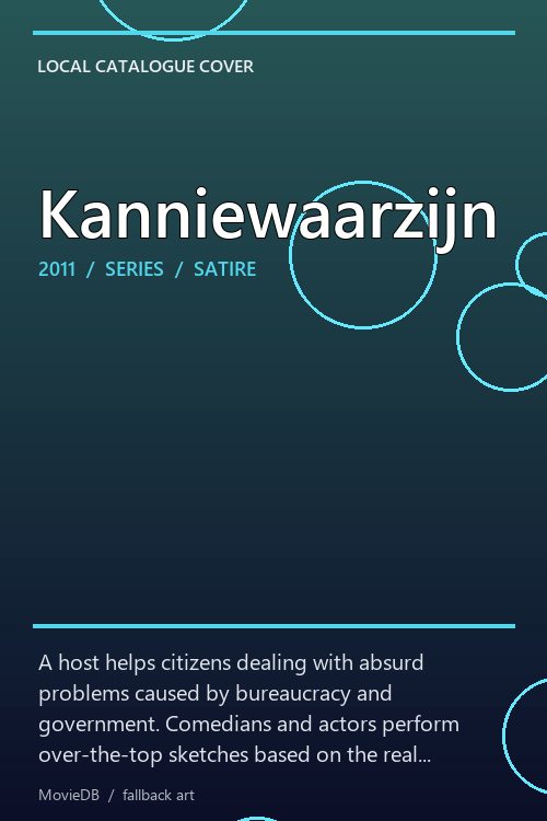 Kanniewaarzijn poster