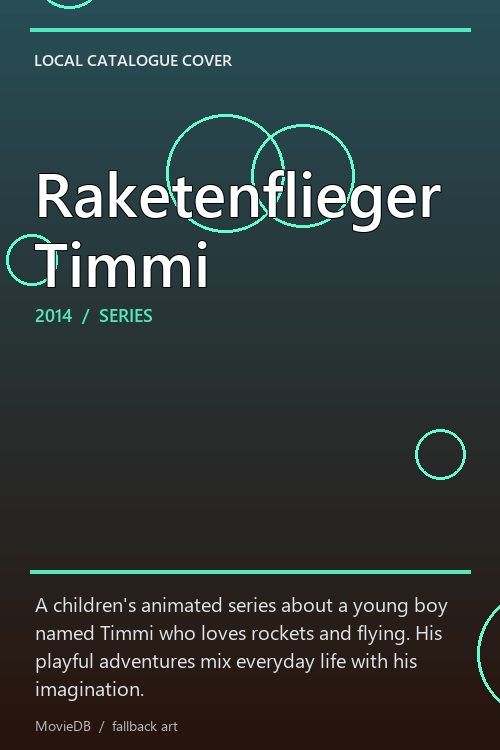 Raketenflieger Timmi poster