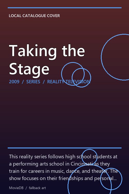 Taking the Stage poster