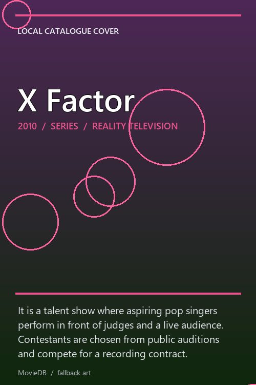 X Factor poster