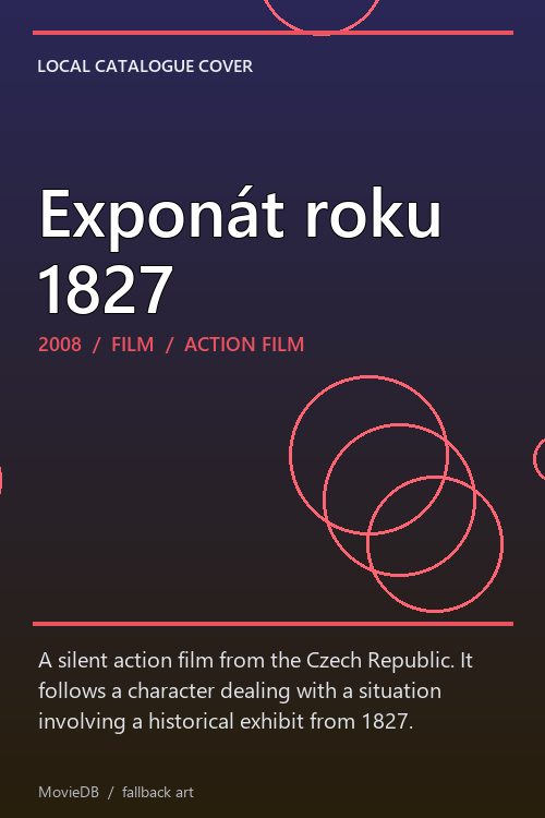 Exponát roku 1827 poster