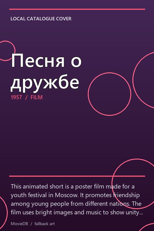 Песня о дружбе poster