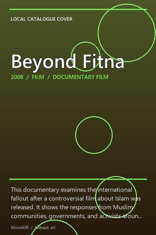 Beyond Fitna poster