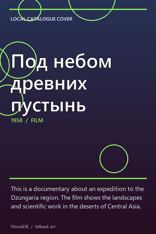 Под небом древних пустынь poster