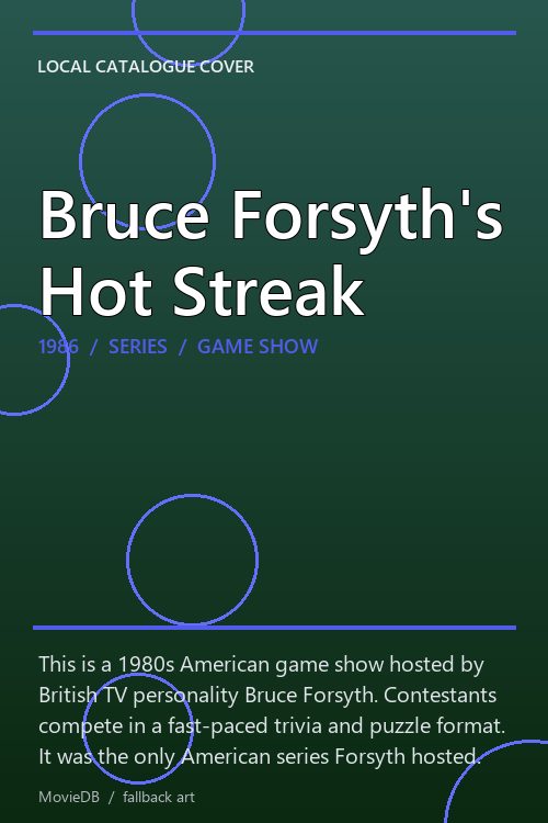 Bruce Forsyth's Hot Streak poster