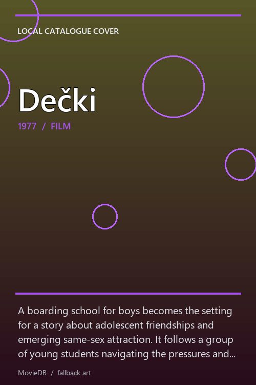 Dečki poster