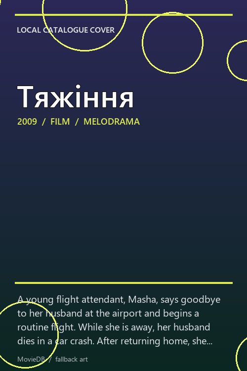 Тяжіння poster