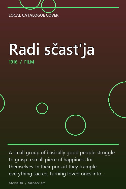 Radi sčast'ja poster