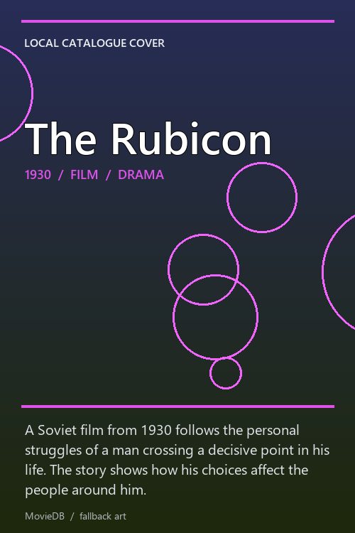The Rubicon poster