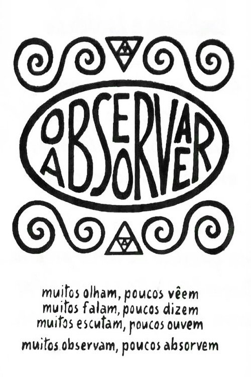 Observe and Absorb poster
