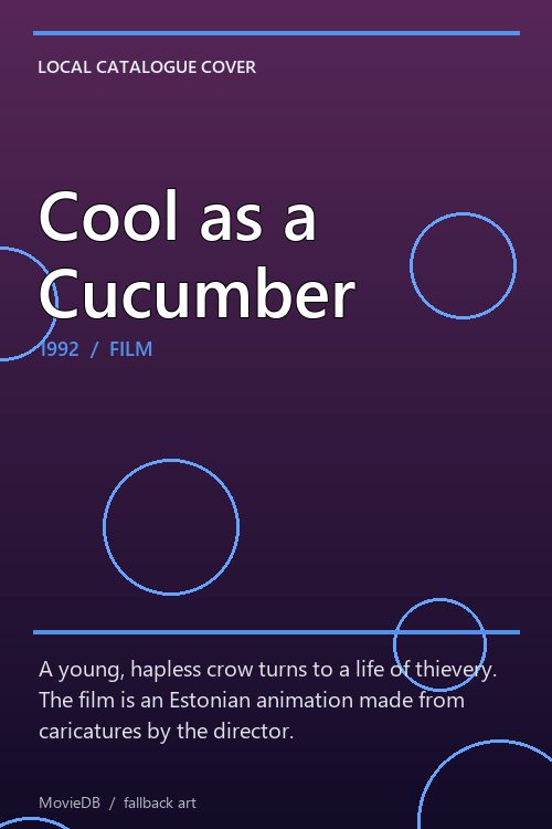 Cool as a Cucumber poster